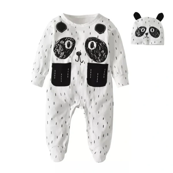 Enterito de Bebé de Algodón "PANDA"