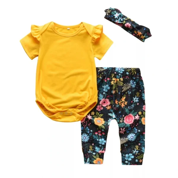 Conjunto bebé niña 3 piezas
